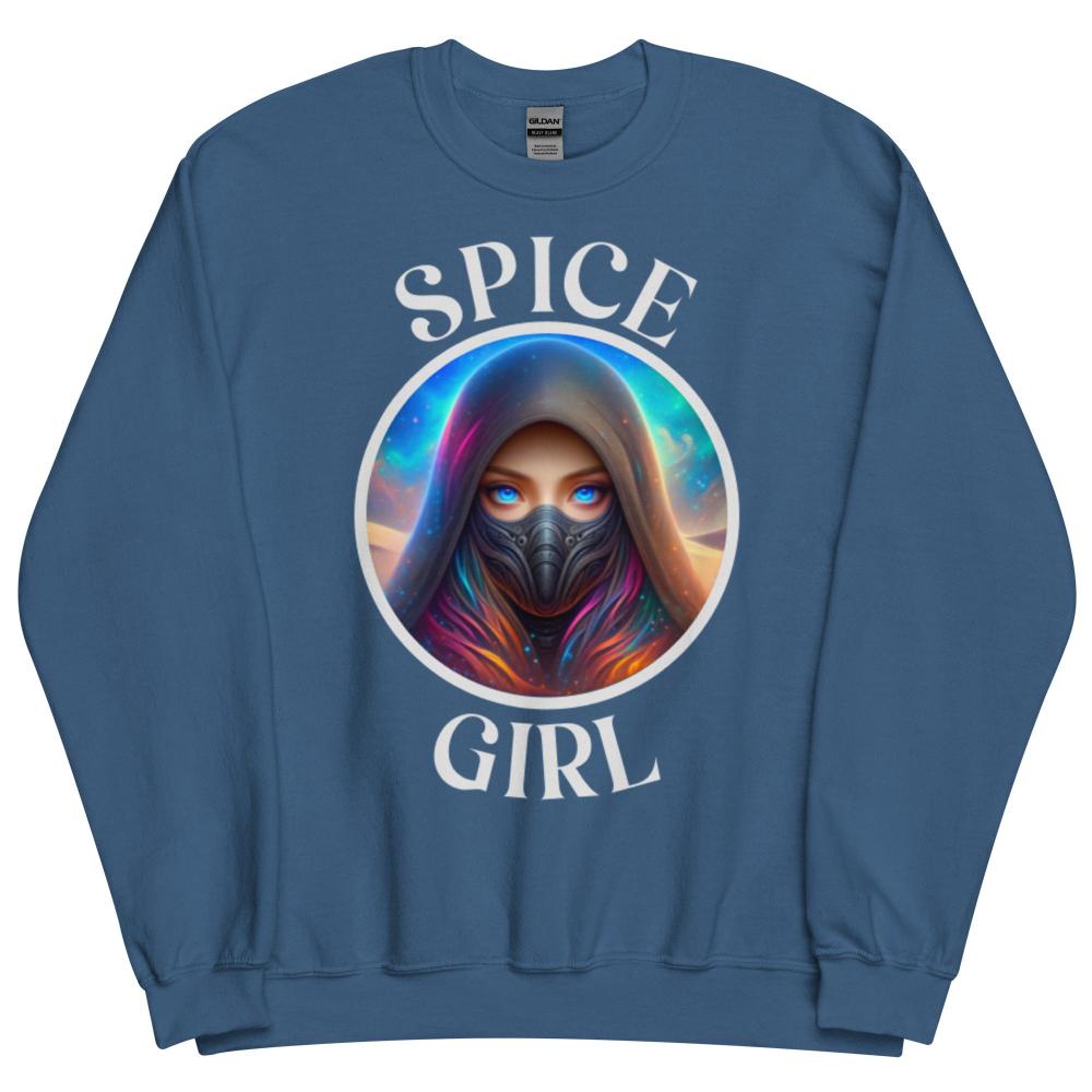 Spice Girl Sweatshirt - Indigo Blue Color - https://ascensionemporium.net