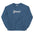 Gemini Zodiac Embroidered Sweatshirt - Indigo Blue Color - https://ascensionemporium.net