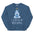 I'd Rather Be Meditating Unicorn Sweatshirt - Indigo Blue Color - https://ascensionemporium.net