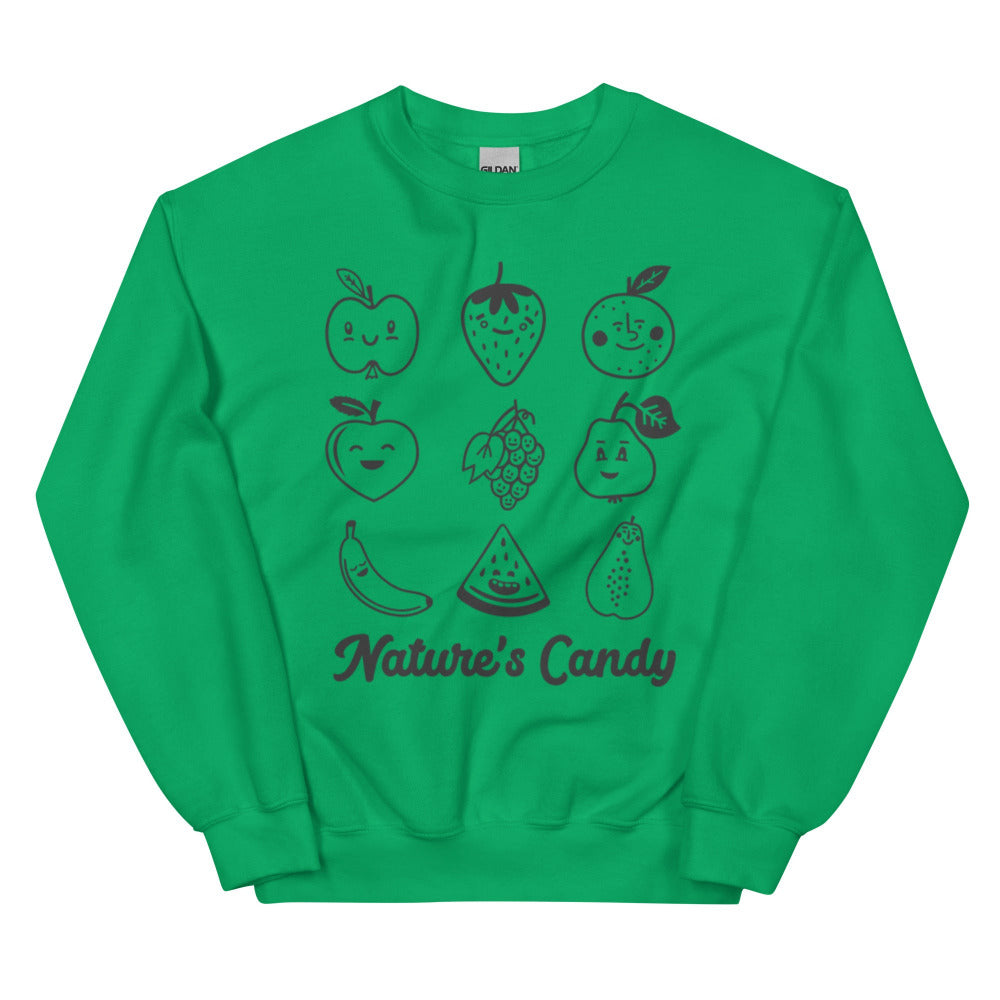 Nature's Candy Sweatshirt - Irish Green Color - https://ascensionemporium.net