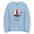 Breathe Lotus Flower Mandala Sweatshirt - Light Blue Color - https://ascensionemporium.net