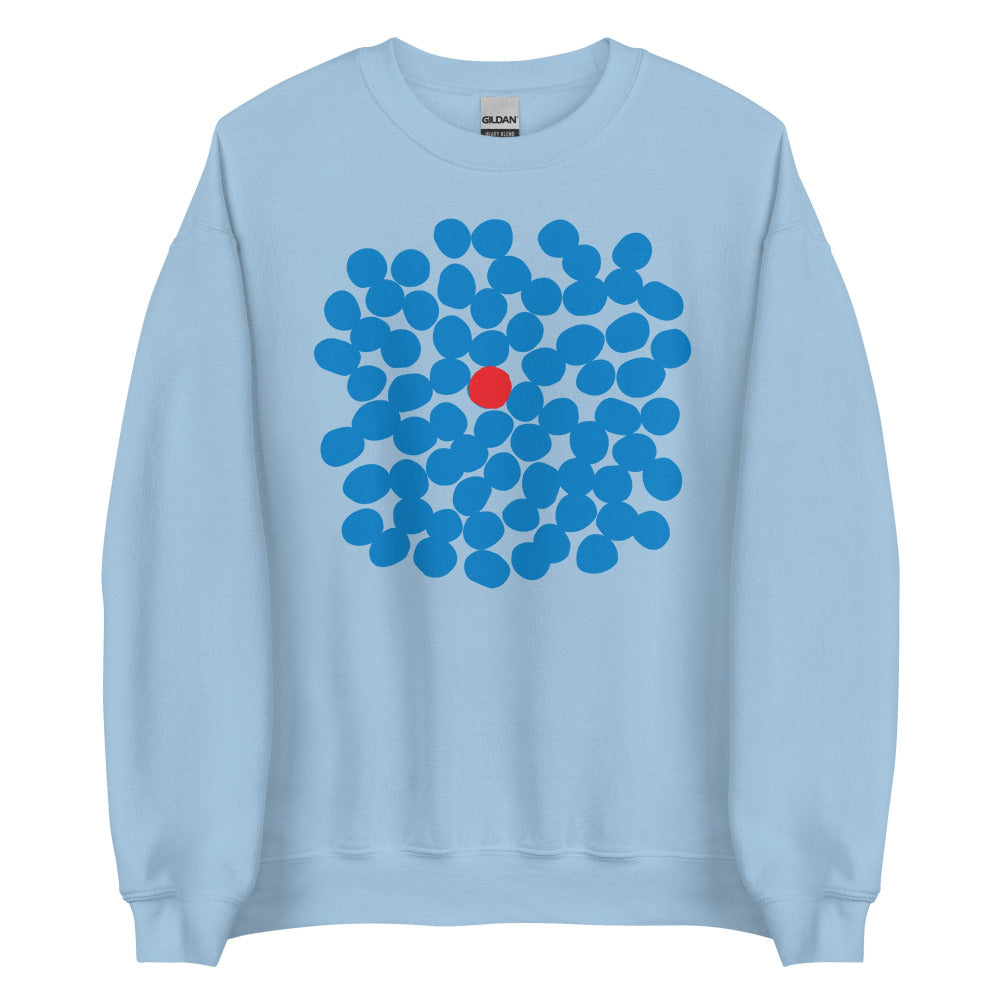 Red Pilled Sweatshirt - Light Blue Color