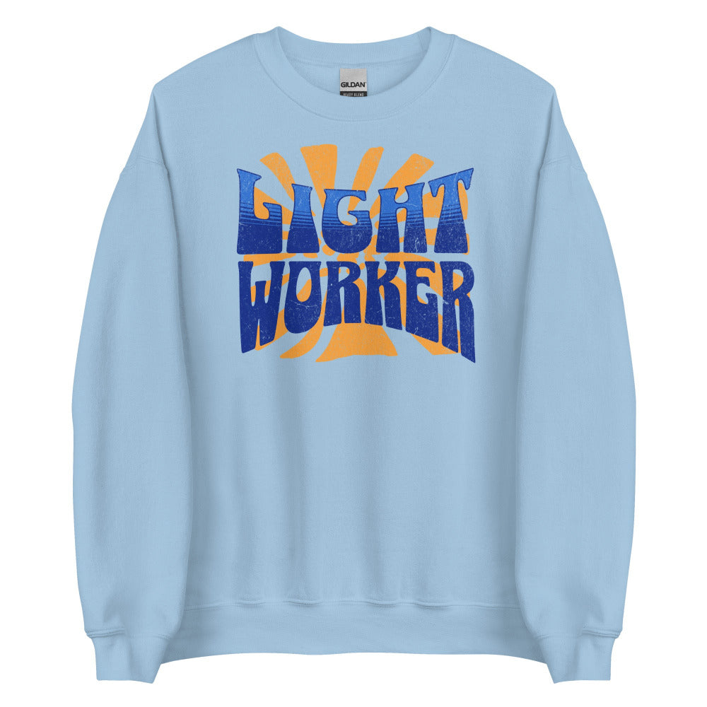 Light Worker Sweatshirt - Light Blue Color