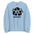 Eat Sleep Meditate Sweatshirt - Light Blue Color