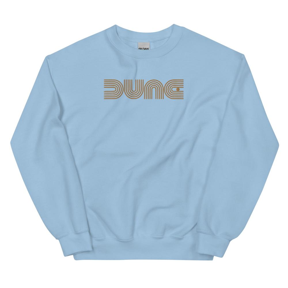 Dune Geometric Embroidered Sweatshirt - Light Blue Color - https://ascensionemporium.net