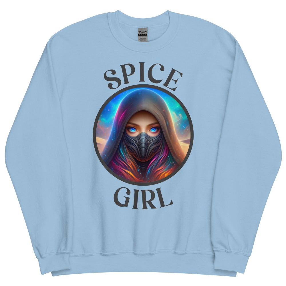 Spice Girl Sweatshirt - Light Blue Color - https://ascensionemporium.net