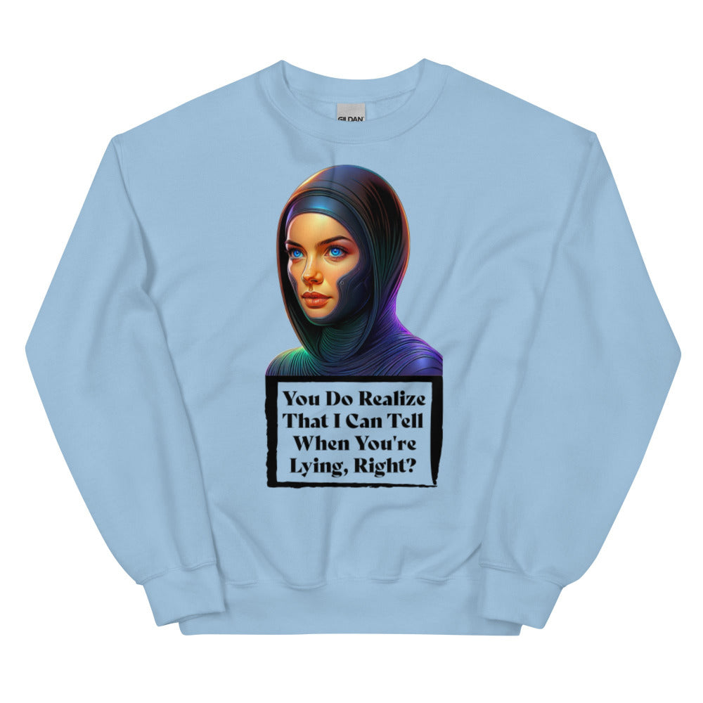 Dune Bene Gesserit Truthsayer Sweatshirt - Light Blue Color - https://ascensionemporium.net