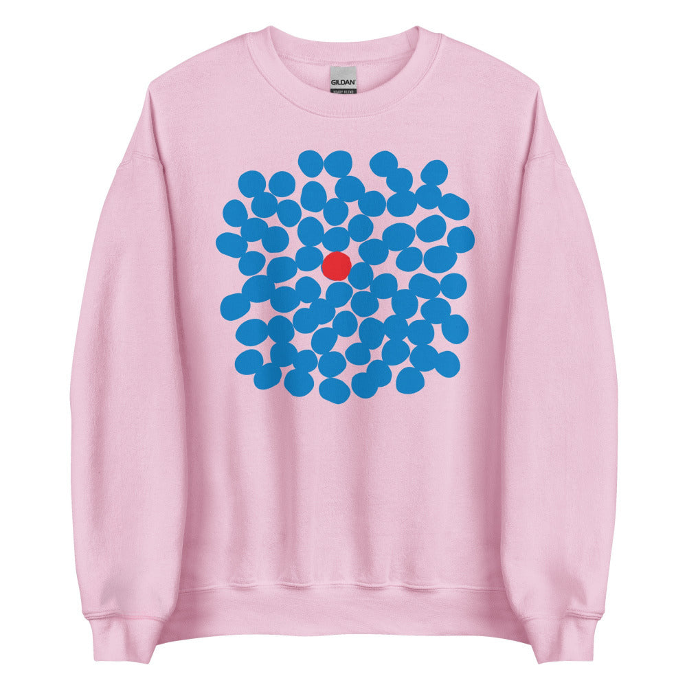 Red Pilled Sweatshirt - Light Pink Color