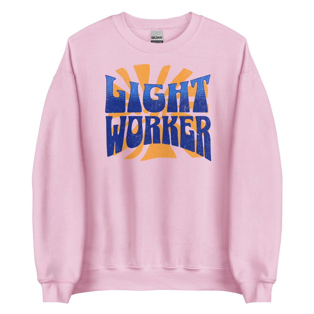 Light Worker Sweatshirt - Light Pink Color