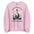 Can't Hear You I'm Meditating Sweatshirt -  Light Pink Color