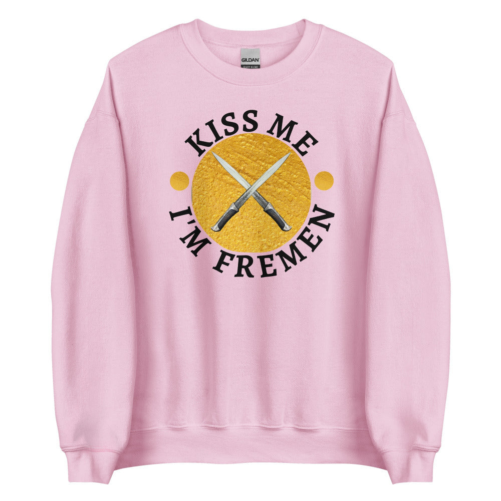 Kiss Me I'm Fremen Sweatshirt - Pink Color - https://ascensionemporium.net