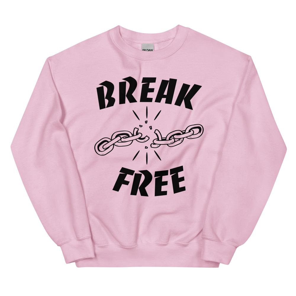 Break Free Sweatshirt - Light Blue Color - https://ascensionemporium.net