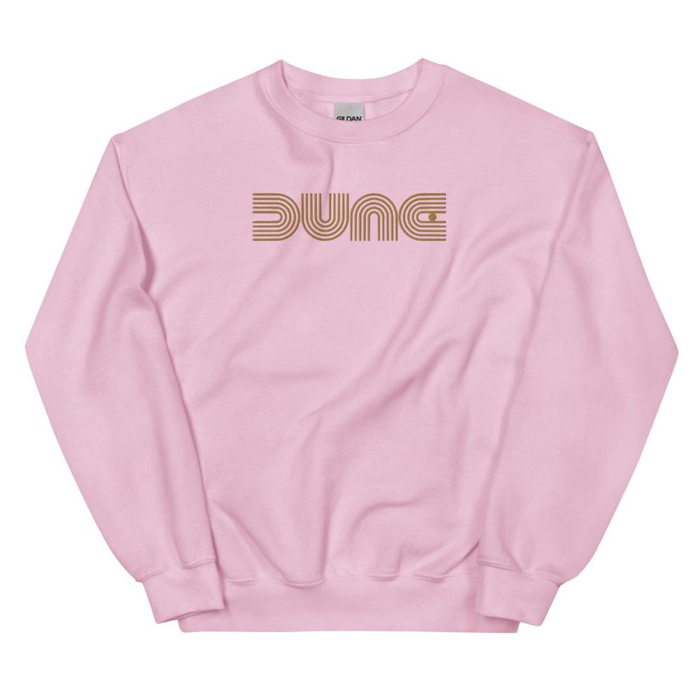 Dune Geometric Embroidered Sweatshirt - Light Pink Color - https://ascensionemporium.net