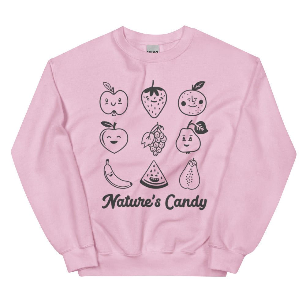 Nature's Candy Sweatshirt - Light 
Pink Color - https://ascensionemporium.net