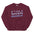 I Was Born To Be Abundant Sweatshirt - Maroon Color - https://ascensionemporium.net
