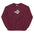 Leo Zodiac Embroidered Sweatshirt - Maroon Color - https://ascensionemporium.net