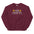 Main Character Embroidered Sweatshirt - Maroon Color - https://ascensionemporium.net