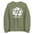 Eat Sleep Meditate Sweatshirt - Military Green Color