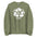 Eat Sleep Yoga Sweatshirt - Military Green Color
