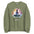 Namaste Yoga Meditation Sweatshirt - Lotus Flower Mandala - Military Green Color - https://ascensionemporium.net