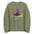 Namaste Yoga Meditation Sweatshirt - Rainbow Garden - Military Green Color - https://ascensionemporium.net