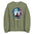 Namaste Yoga Meditation Sweatshirt - Watercolor Sphere - Military Green Color - https://ascensionemporium.net