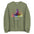 Breathe Rainbow Garden Sweatshirt - Military Green Color - https://ascensionemporium.net