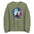 Breathe Watercolor Sphere Sweatshirt - Military Green Color - https://ascensionemporium.net