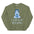 I'd Rather Be Meditating Unicorn Sweatshirt - Military Green Color - https://ascensionemporium.net