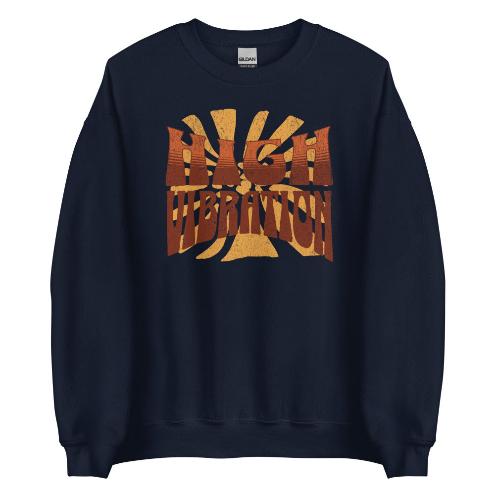 High Vibration Sweatshirt - Navy Color