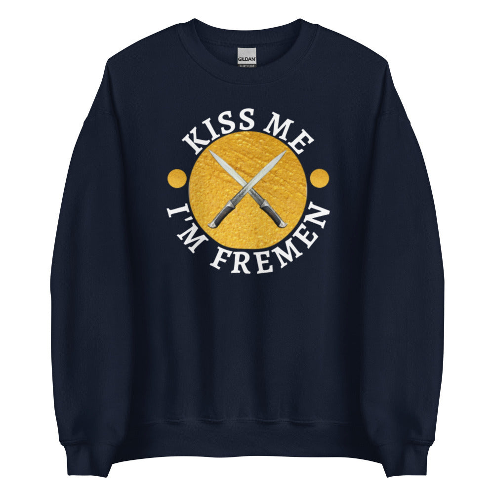 Kiss Me I'm Fremen Sweatshirt - Navy Color - https://ascensionemporium.net