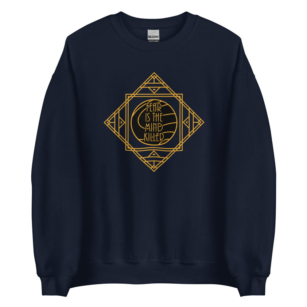 Dune Fear Is The Mind Killer Sweatshirt - Navy Color - https://ascensionemporium.net