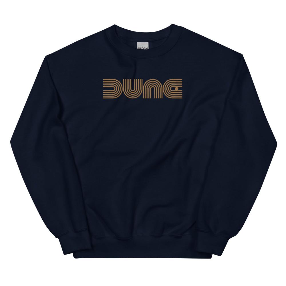 Dune Geometric Embroidered Sweatshirt - Navy Color - https://ascensionemporium.net