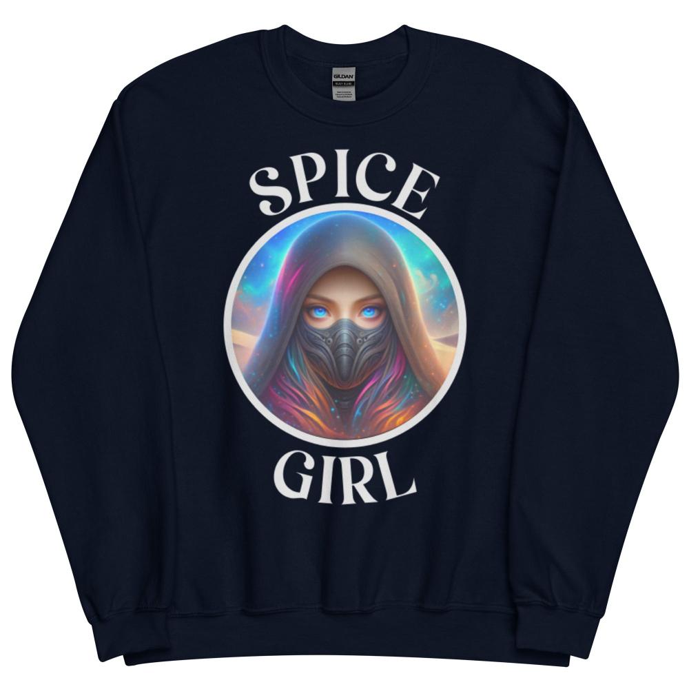 Spice Girl Sweatshirt - Navy Color - https://ascensionemporium.net