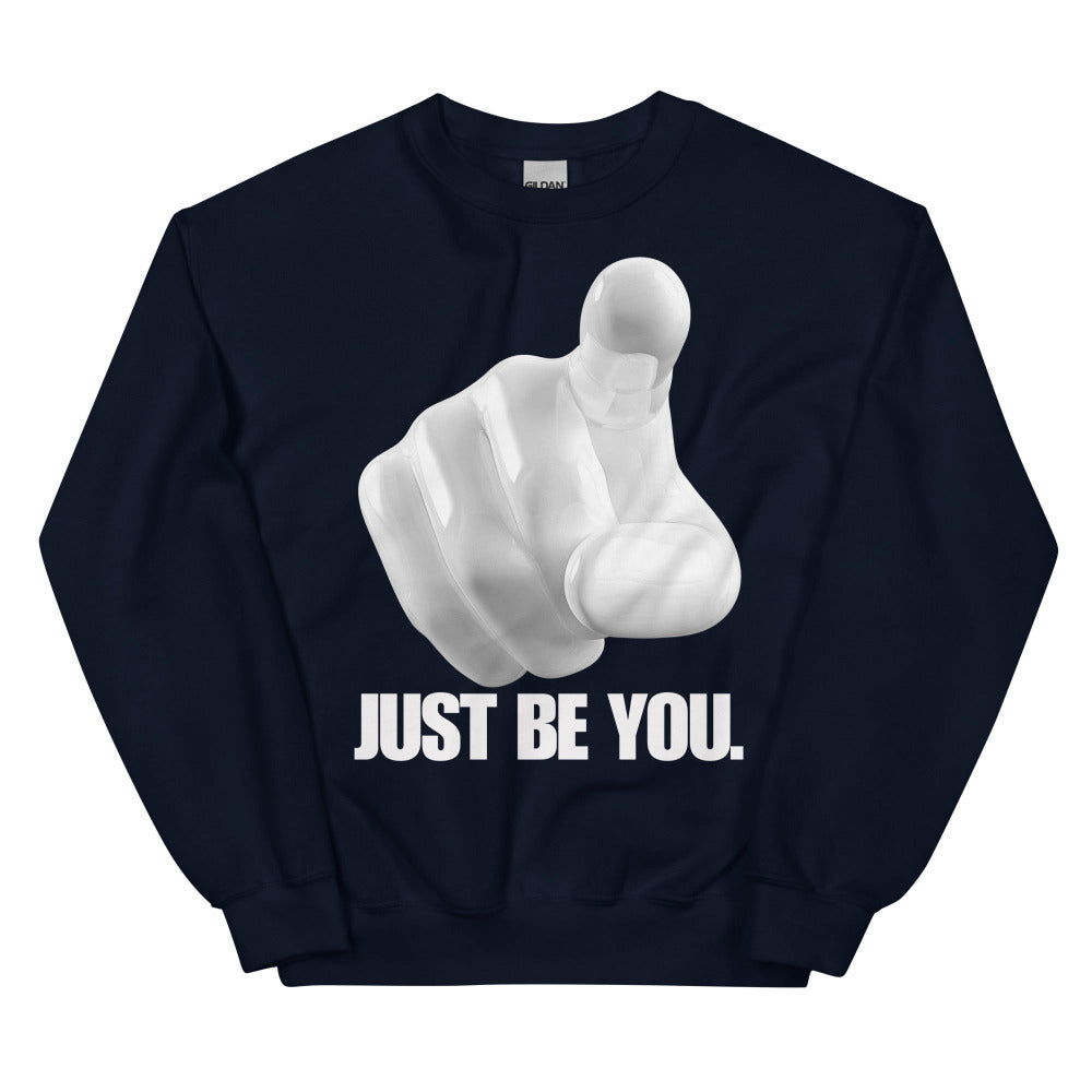 Just Be You Sweatshirt - Navy Color - https://ascensionemporium.net