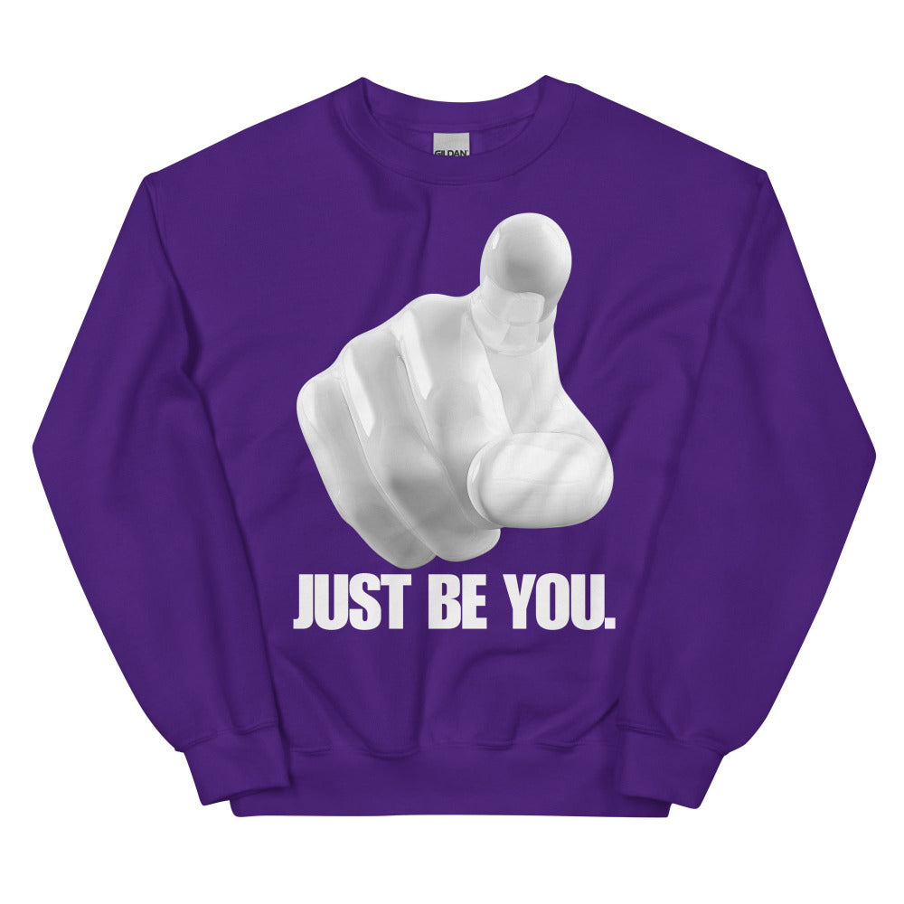 Just Be You Sweatshirt - Purple Color - https://ascensionemporium.net