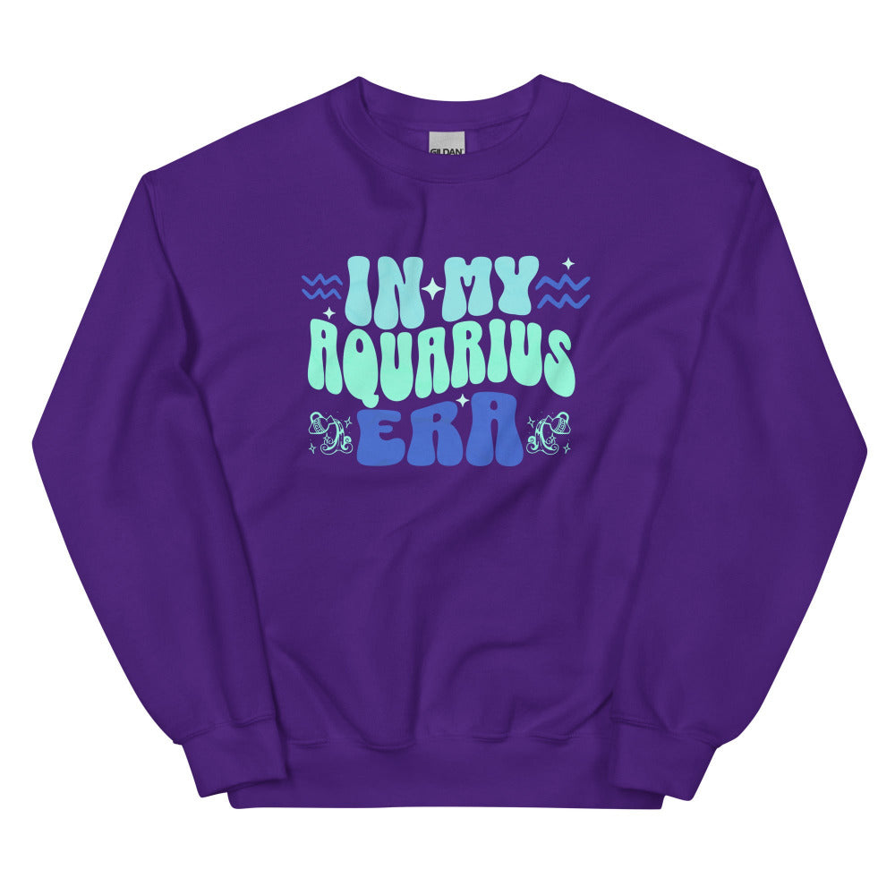 In My Aquarius Era Sweatshirt - Purple Color - https://ascensionemporium.net