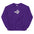 Leo Zodiac Embroidered Sweatshirt - Purple Color - https://ascensionemporium.net
