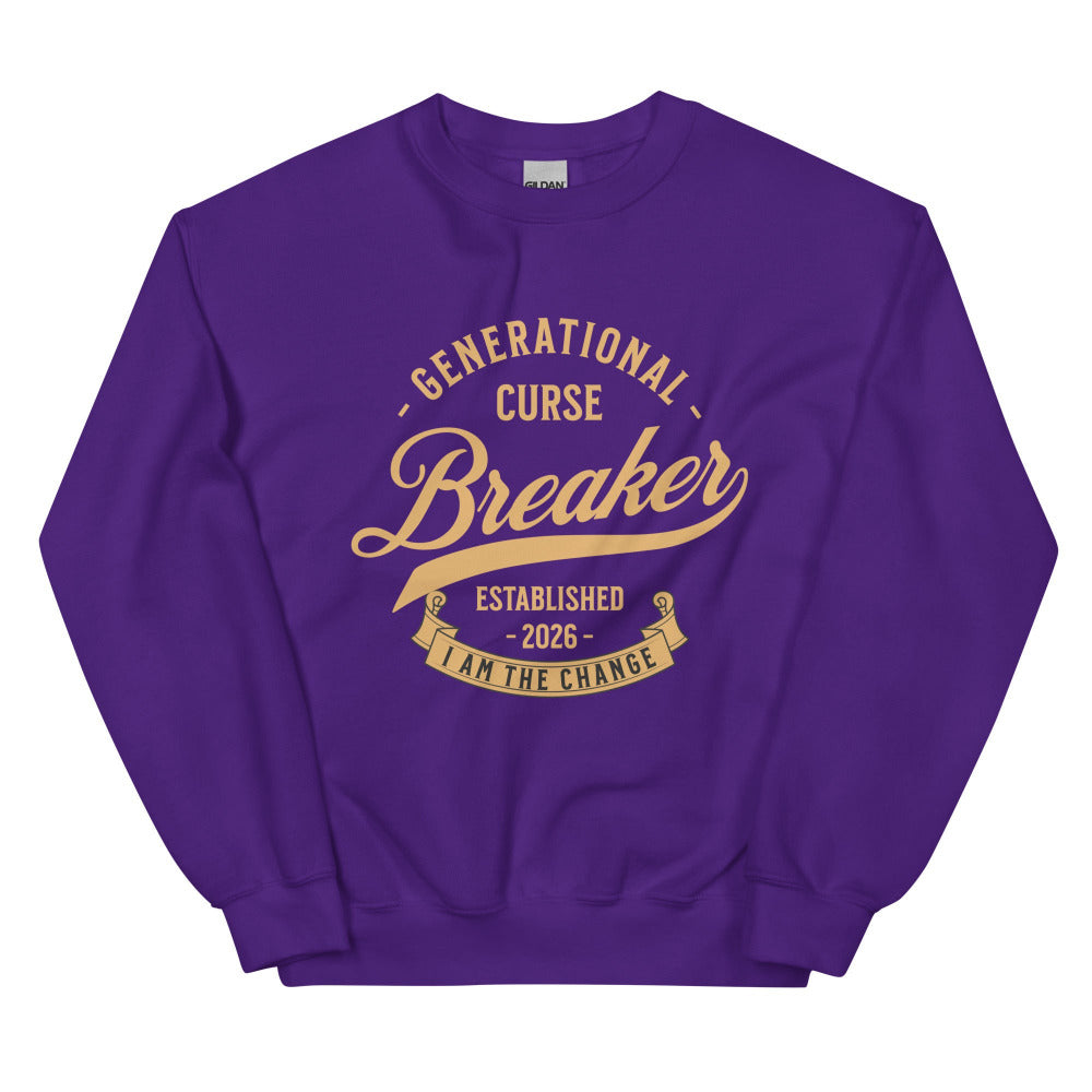 Generational Curse Breaker Sweatshirt - Purple Color - https://ascensionemporium.net