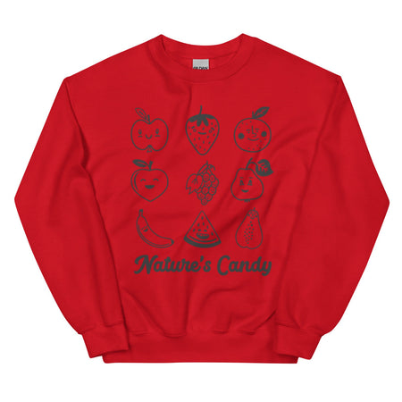 Nature's Candy Sweatshirt - Red Color - https://ascensionemporium.net