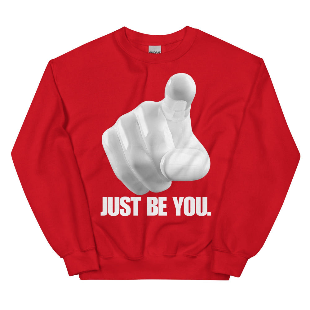 Just Be You Sweatshirt - Red Color - https://ascensionemporium.net