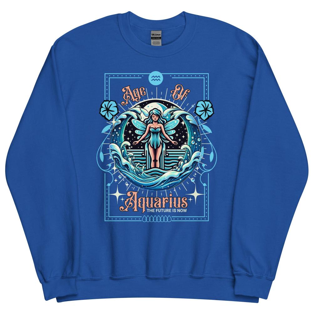 Age of Aquarius Fairy Sweatshirt - Royal Color - https://ascensionemporium.net