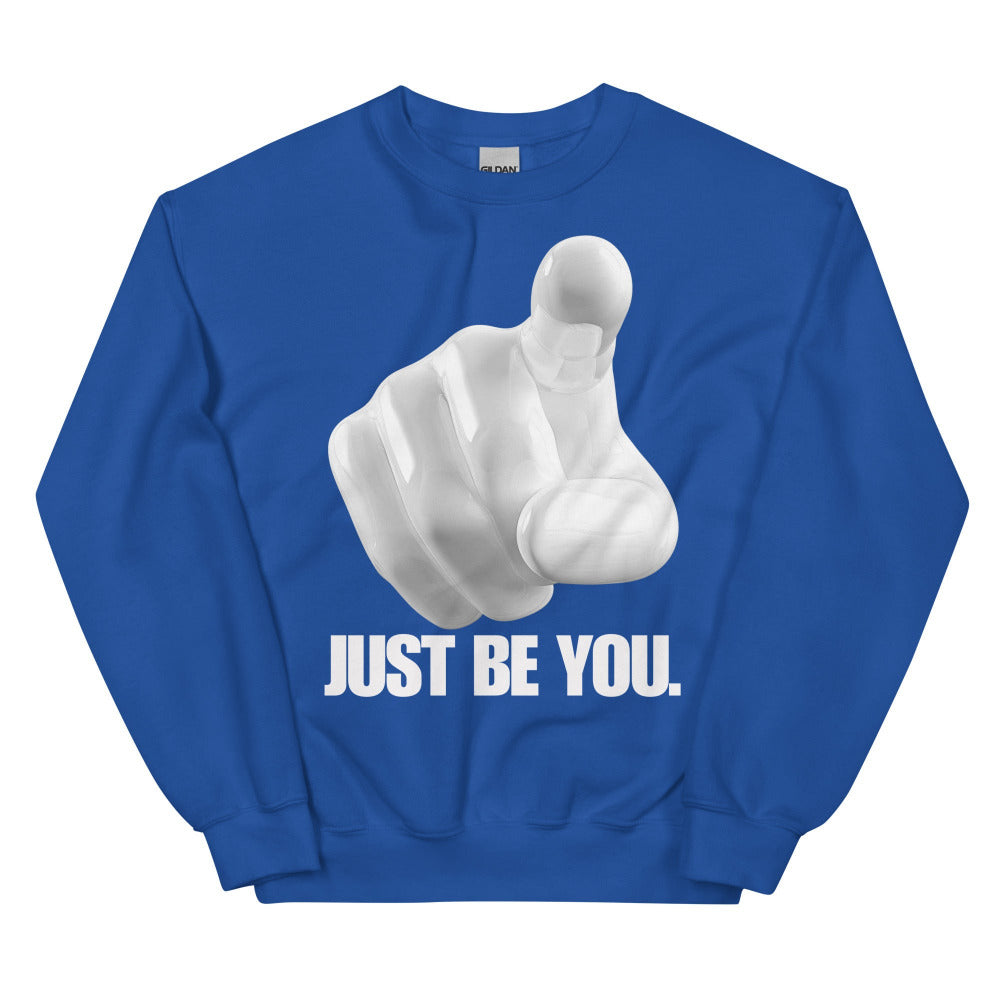 Just Be You Sweatshirt - Royal Color - https://ascensionemporium.net