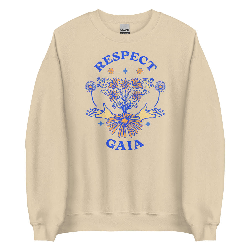 Respect Gaia Sweatshirt - Sand Color