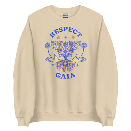 Respect Gaia Sweatshirt - Sand Color