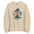 Namaste Yoga Meditation Sweatshirt - Watercolor Clouds - Sand Color