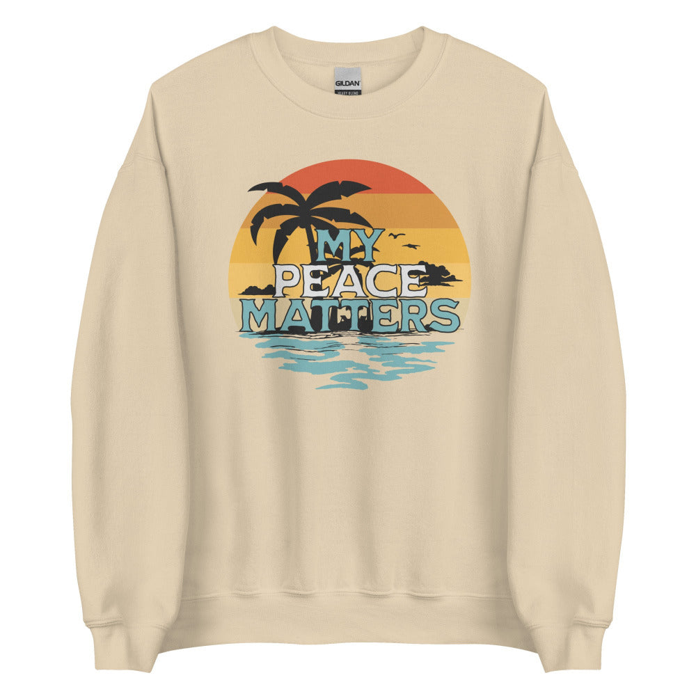    My Peace Matters Sweatshirt - Sand Color - https://ascensionemporium.net