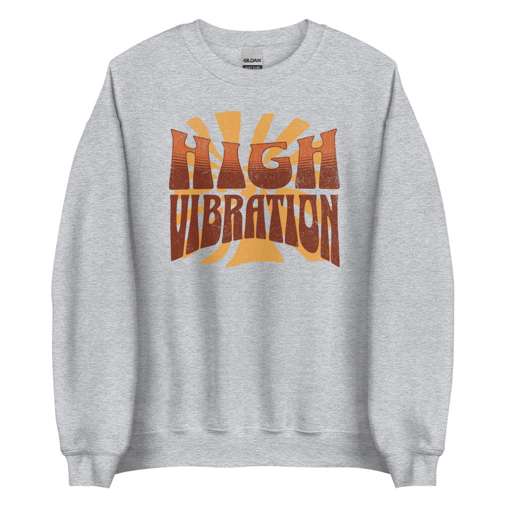 High Vibration Sweatshirt - Sport Grey Color
