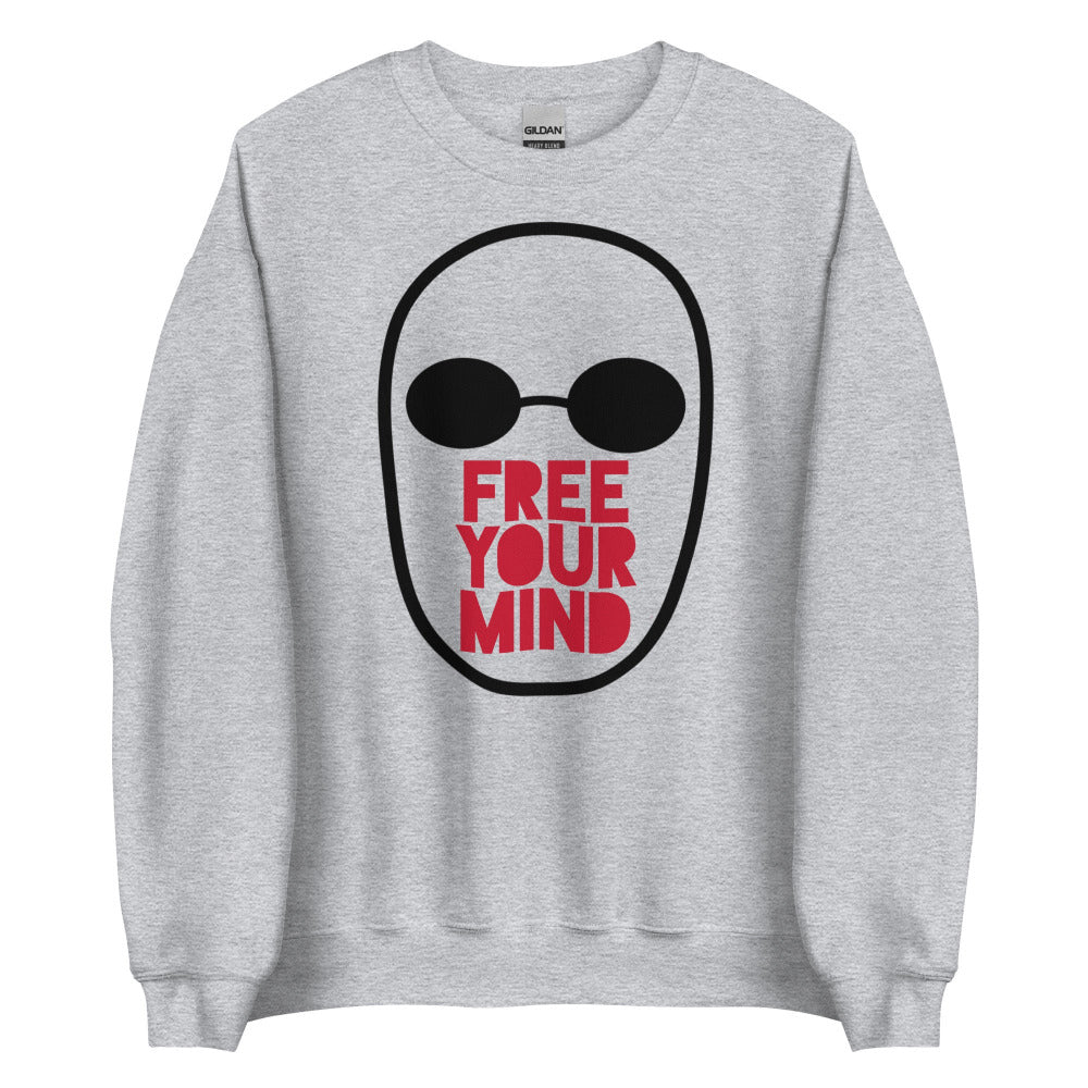 The Matrix Free Your Mind Sweatshirt - Sport Grey Color - https://ascensionemporium.net