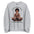 Can't Hear You I'm Meditating Sweathshirt - Sport Grey Color